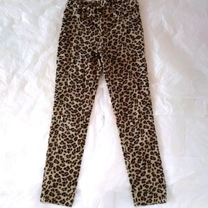 Leopard Print Skinny Cherokee Pants